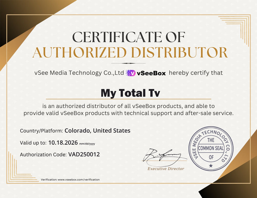 My Total TV presents vSeeBox V3 Plus Streaming Box